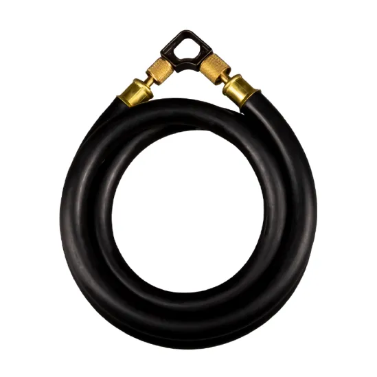 Appion MegaFlow 1/2in Hose - 6 ft (3/8FL to 1/4FL) Black